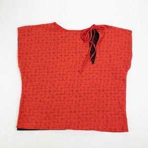 De Rotchild Womens Crew Neck Cropped Top Sz Large